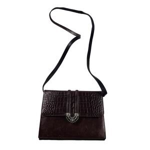 Brighton Richmond Pocketbook Chocolate  Brown T9108 Organizer Bag w/ strap #